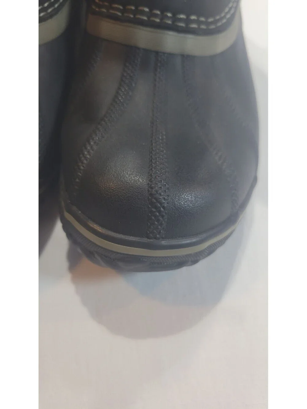 Sorel Women's Winter Lace-Up Boots Size 11 Black Natural Rubber Waterproof